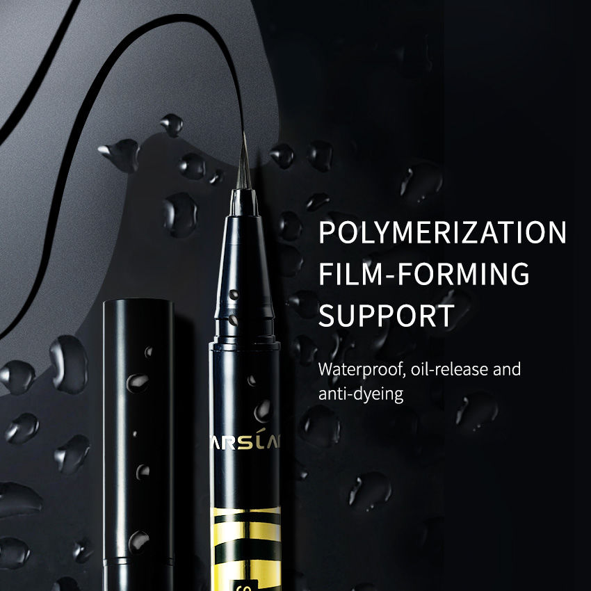 CARSLAN Smooth Liquid Eyeliner, Waterproof, Smudgeproof, 12H Longlasting Eye Liner Pencil