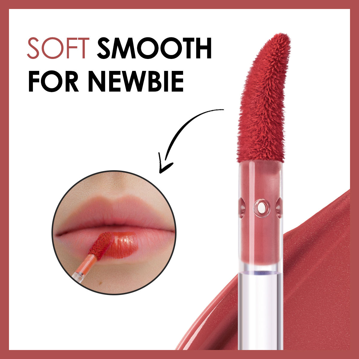 CARSLAN Matte Liquid Lipstick, Long Lasting Highly Pigmented Lip Color Make Up For Women, Lightweight, Smooth