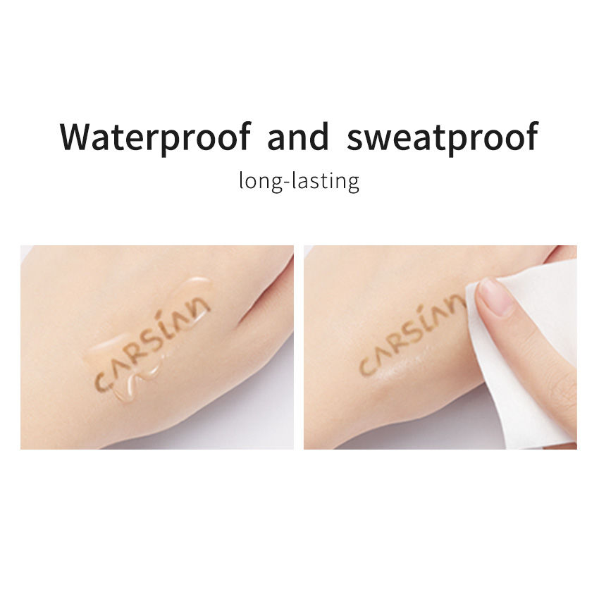 CARSLAN Eyebrow Pencil Small Triangle Tip Ultra Tinted Eyebrows Fine Precision Brow Pencil Dual-Sided Makeup with Brow Brush (GR08 smoky gray), 1Count