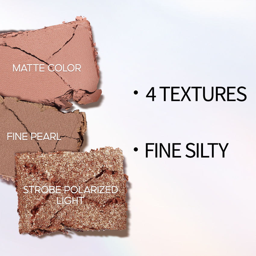 CARSLAN 4 Color Eyeshadow Palette with Dual Ended Applicator Brush, Long Lasting Waterproof Velvety Pigmented Mirrored Eyeshadow Makeup