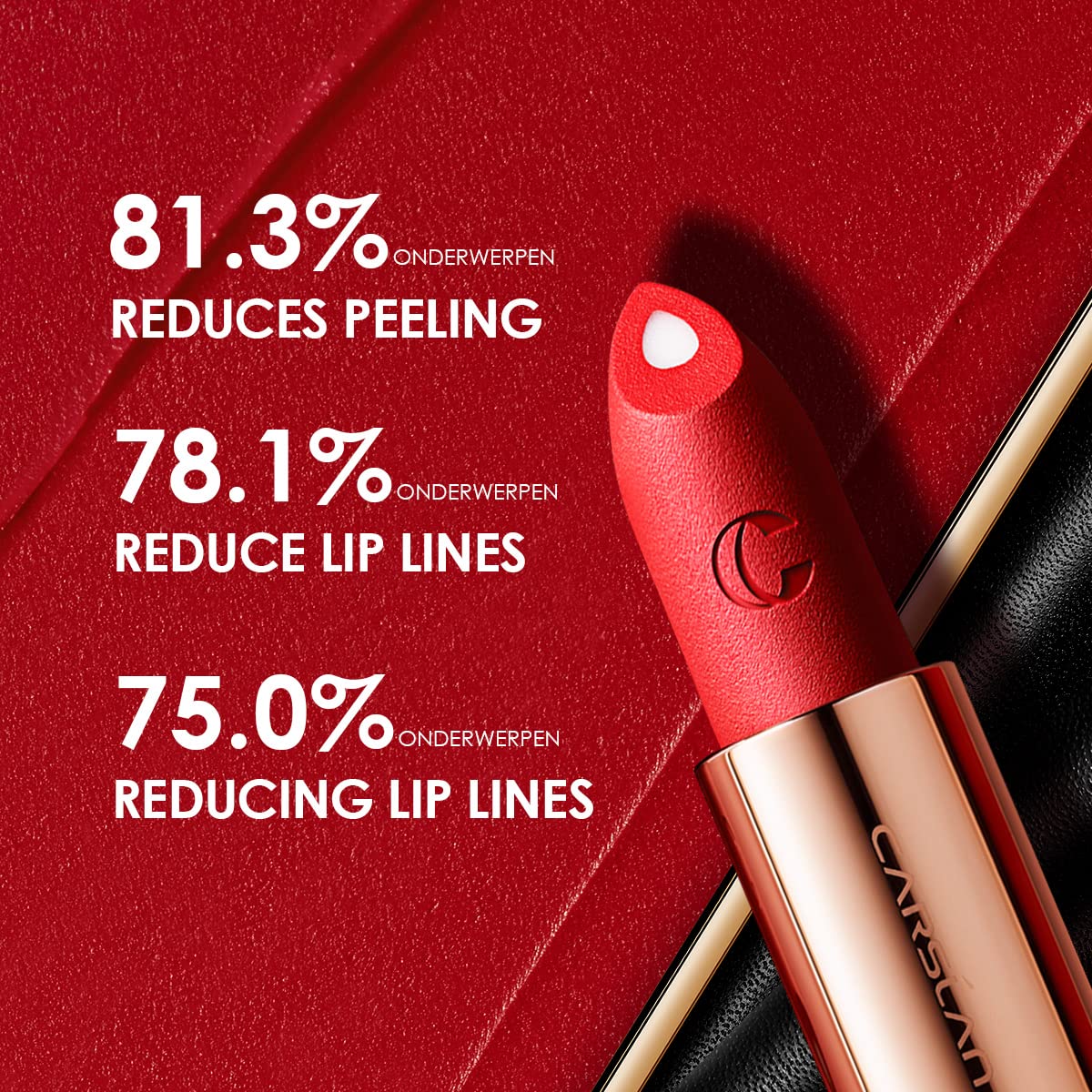 CARSLAN Dual Core Moisturizing Lipstick, Longlasting Hydrating, High Pigmented Lip Color With Vitamin E and Olive Oil