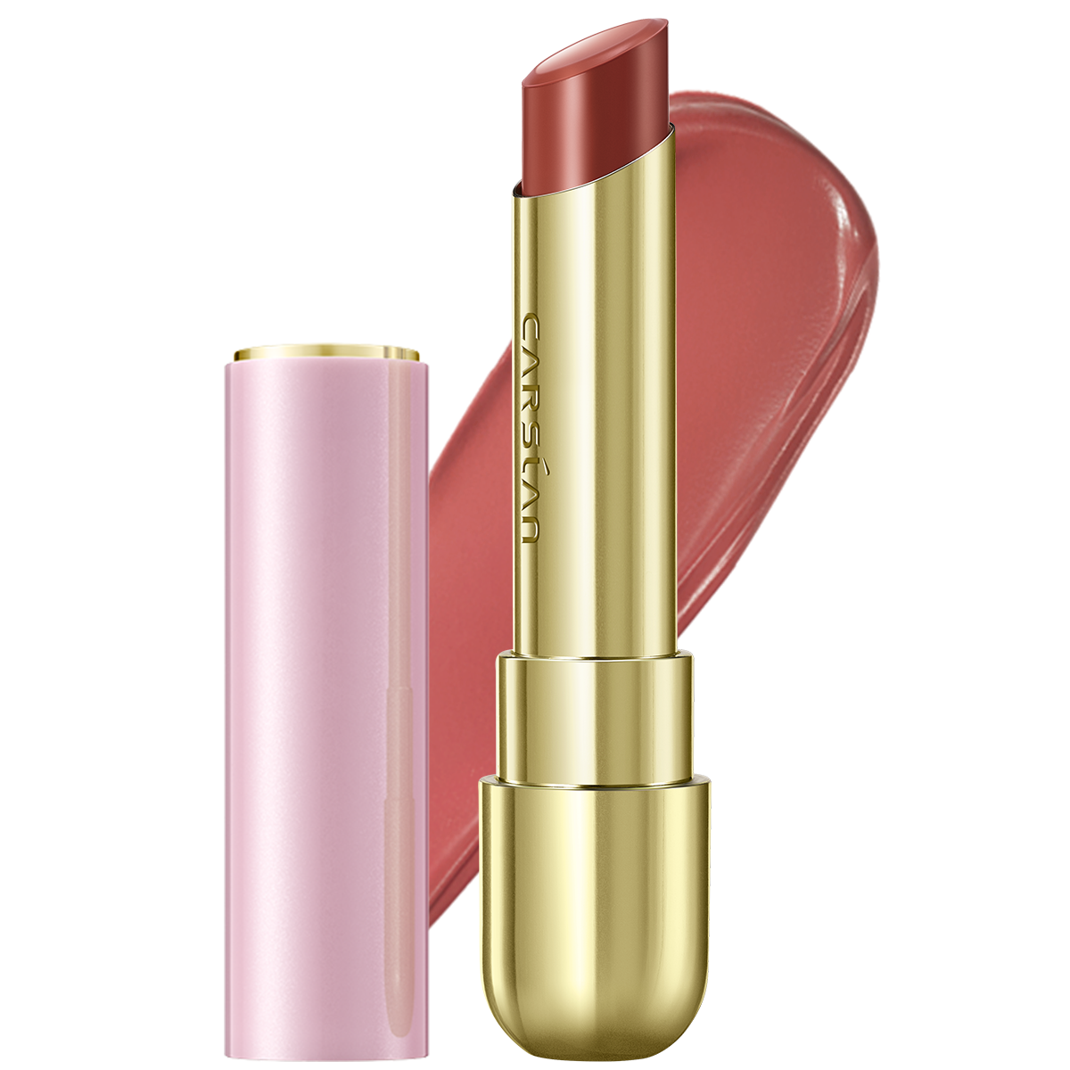 CARSLAN Moisturizing Creamy Lipstick, Long-lasting High Pigmented Lip Color, Smooth, Hydrating