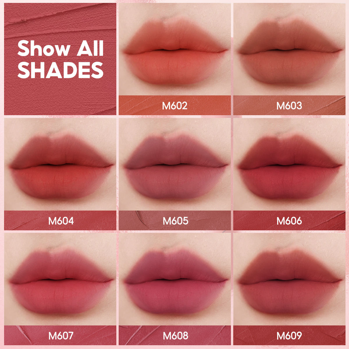 CARSLAN Matte Finish Liquid Lipstick, Long Lasting High Pigmented Lip Makeup, Waterproof Smudge-proof Lip Tint, Moisturizing Lip Color