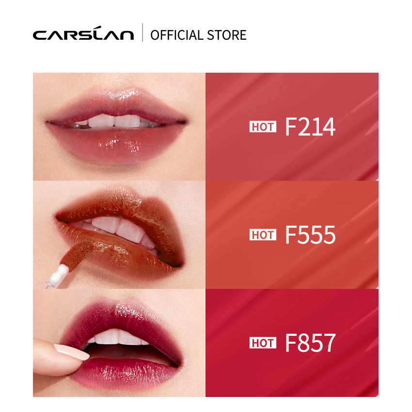 CARSLAN Matte Liquid Lipstick - Lightweight Rich Lip Color for All Skin