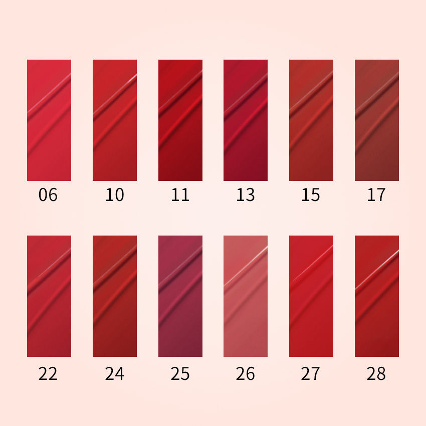 CARSLAN True Velvet Matte Lipstick, Hydrating High Pigmented Lip Color Long Lasting Lip Makeup for Women