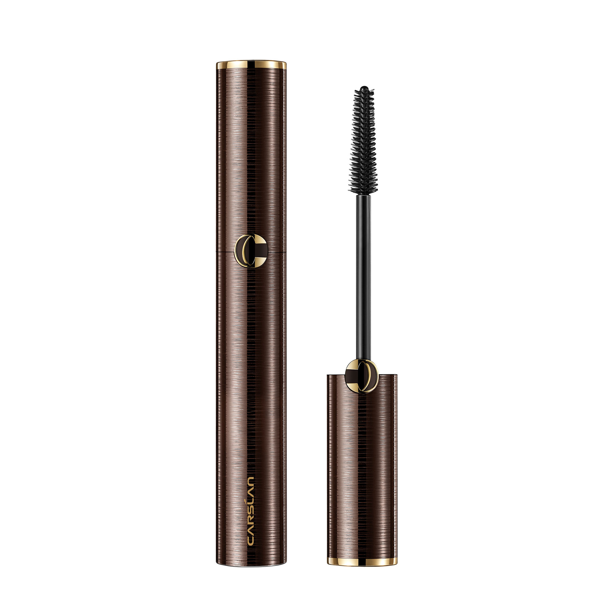 CARSLAN 2PCS Mascara Liquid Volumizing Lash Washable Long Wear Mascara Waterproof Eyeliner Build Big Bad Eye Makeup, No Clump, Smudgeproof, Very Black