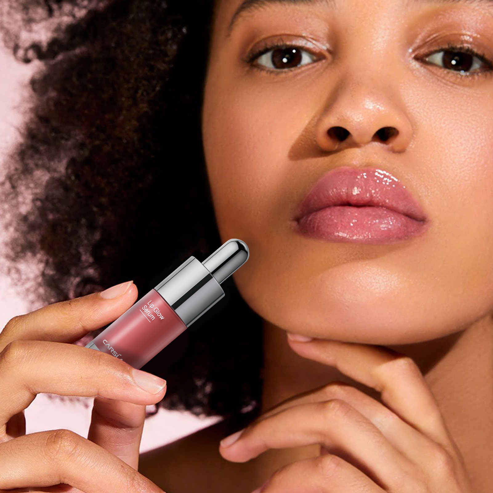 (Gift Only, Do Not Buy) CARSLAN Hydrating Lip Gloss Serum, Moisturizing, Plunping, Shiny Lip Glow, Tinted Lip Care with Vitamin E, Crithmum Maritimum Essential oil (Sample G102)