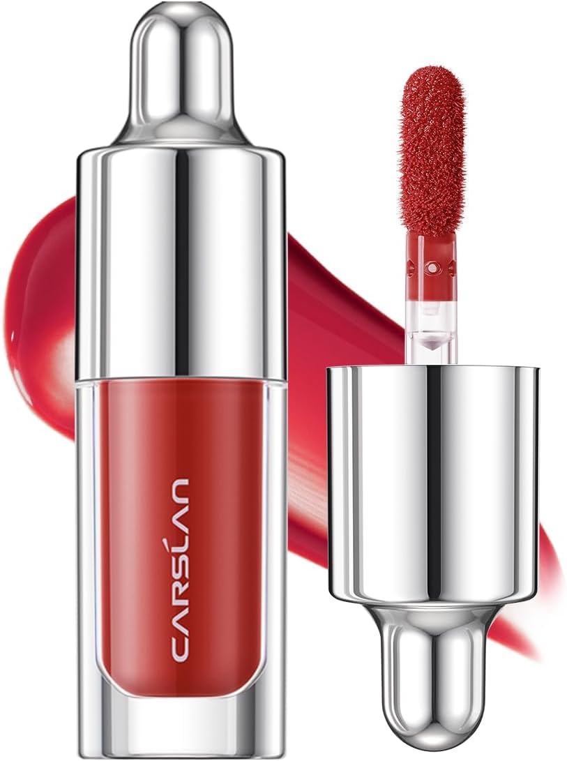 (Gift Only, Do Not Buy) CARSLAN Hydrating Lip Gloss Serum, Moisturizing, Plunping, Shiny Lip Glow, Tinted Lip Care with Vitamin E, Crithmum Maritimum Essential oil (Sample 1g, G104)