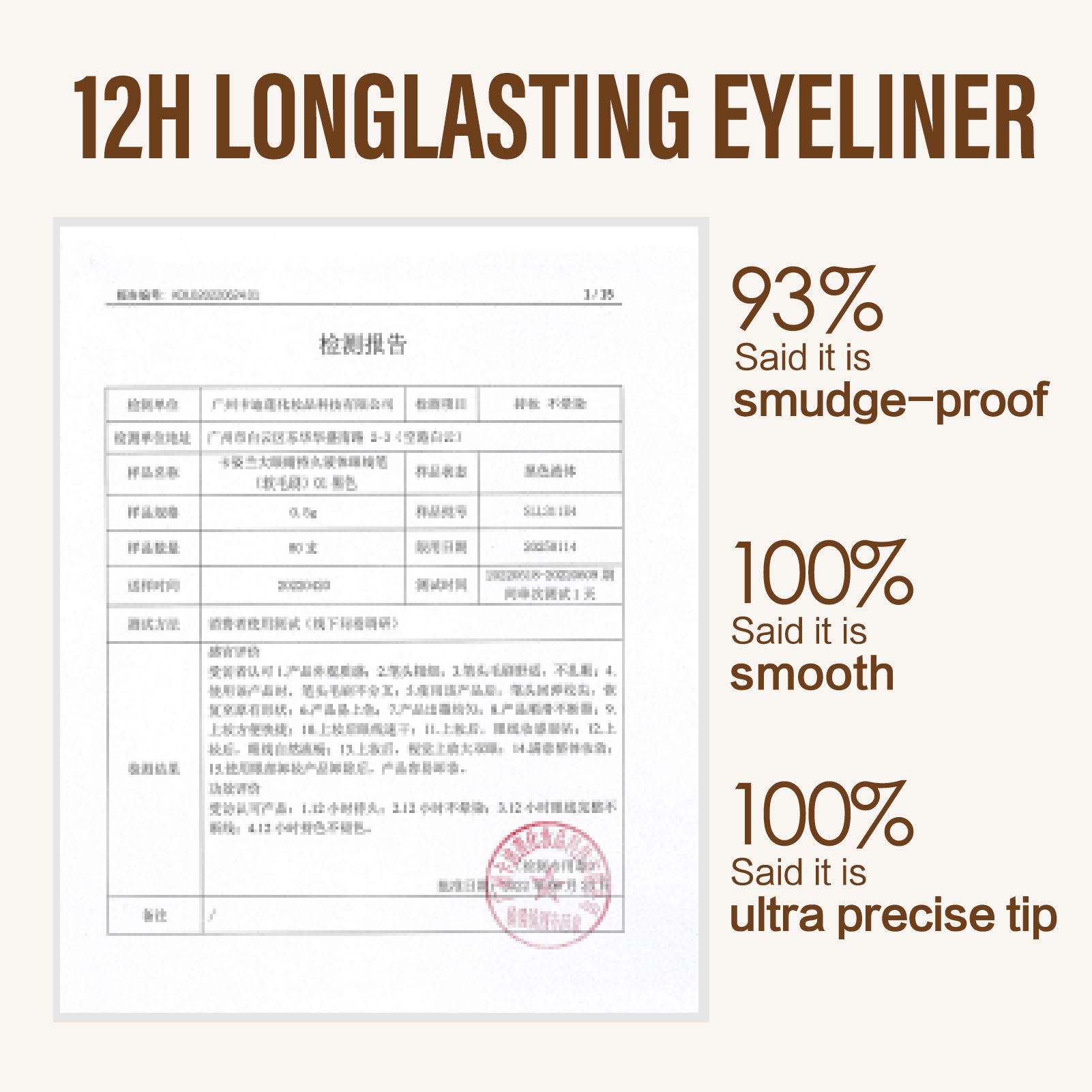 CARSLAN Liquid Eyeliner, Black Eyeliner Liquid Liner, 12H Longlasting Eyeliners, Waterproof & Smudgeproof High Pigmented Eyeliners for Eye Makeup