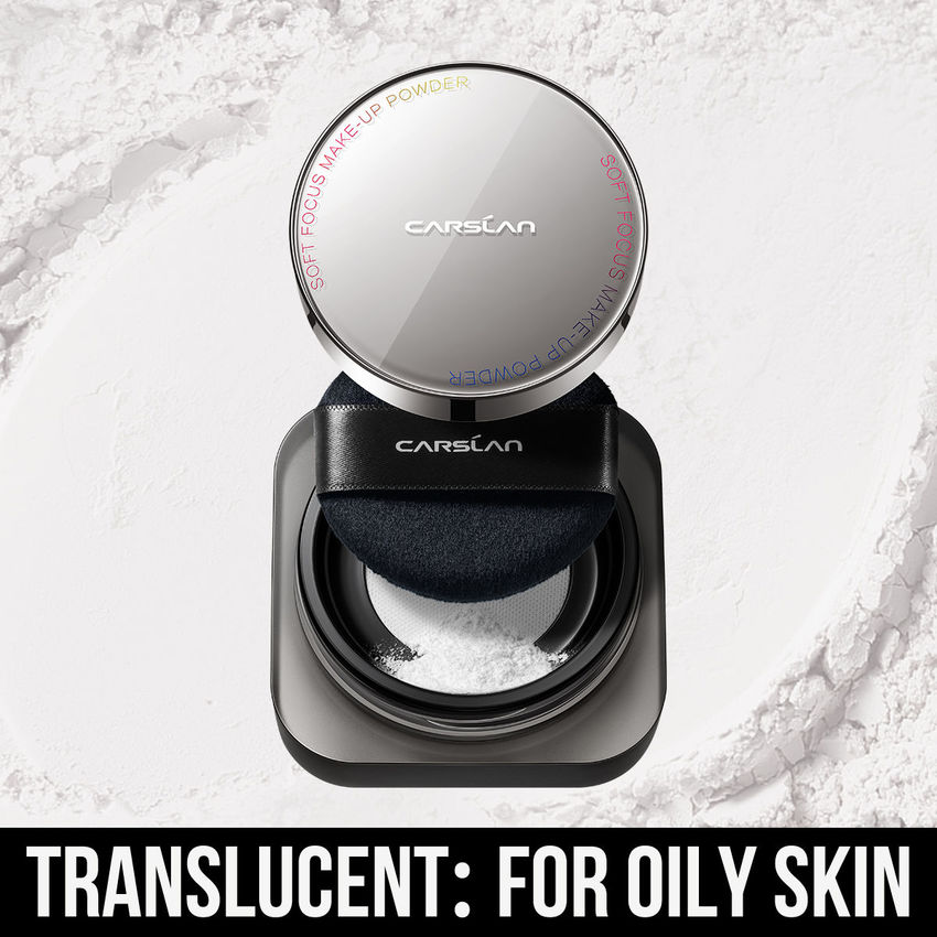 CARSLAN Soft Focus Makeup Powder, 8g/0.28Oz(First Generation)