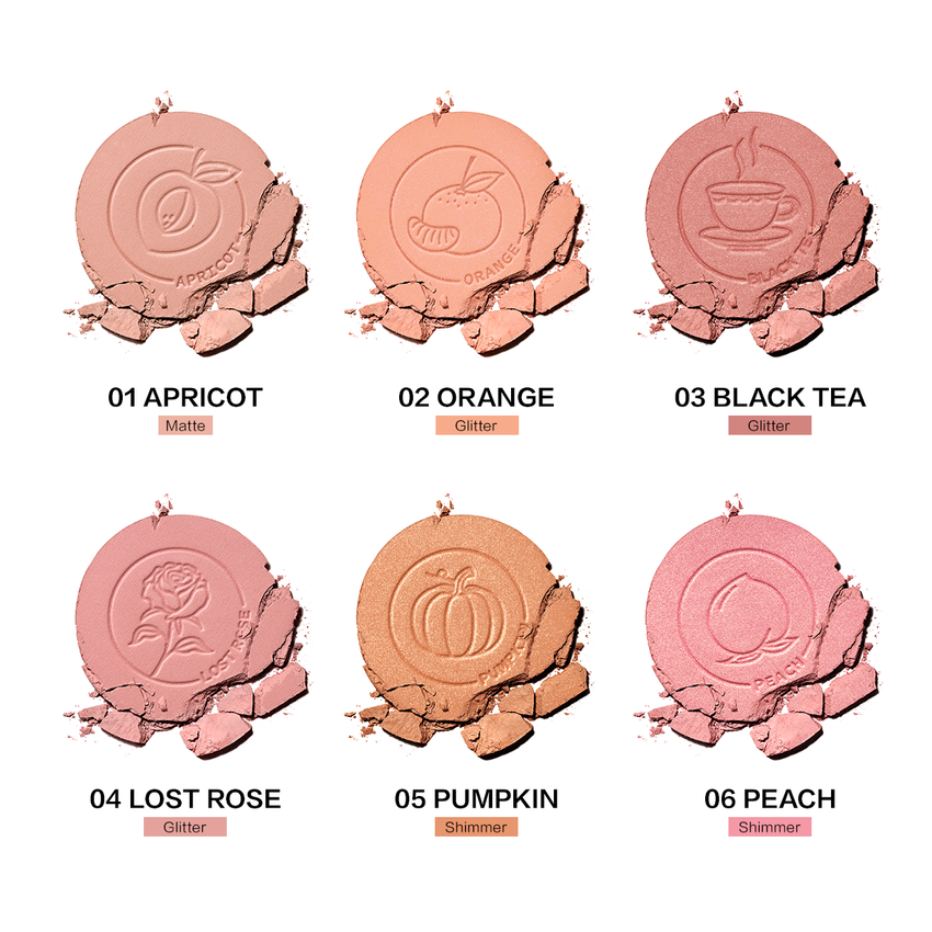Carslan Face Blush, Powder Blush Makeup, Longlasting Highly Pigmented Face makeup, Smooth, Vegan & Cruelty Free