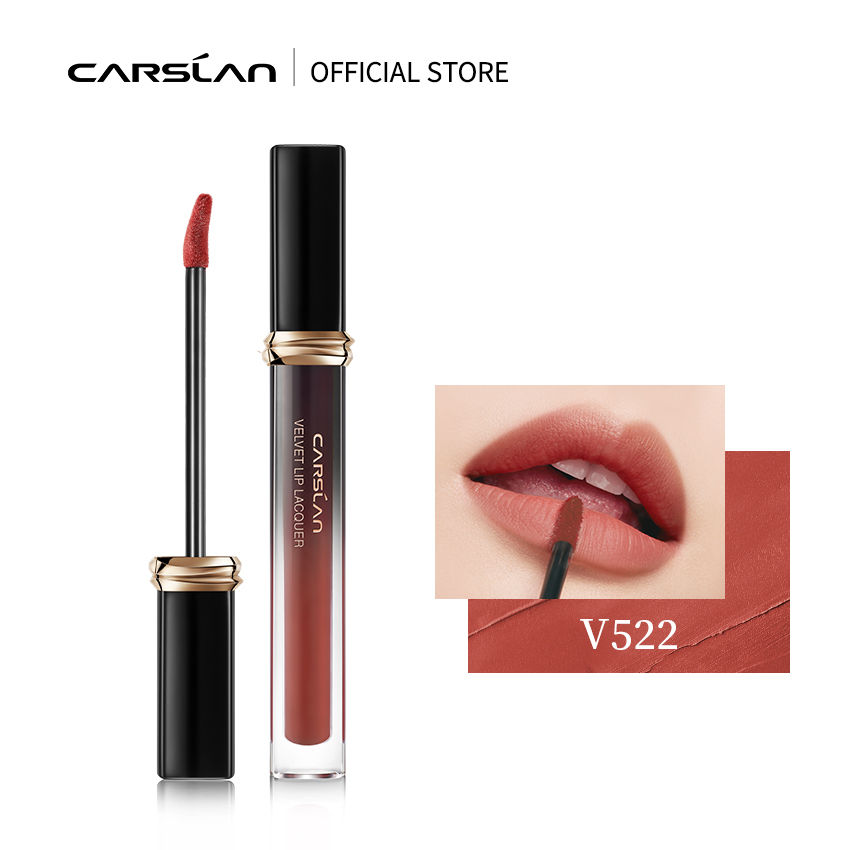 CARSLAN Matte Liquid Lipstick - Lightweight Rich Lip Color for All Skin
