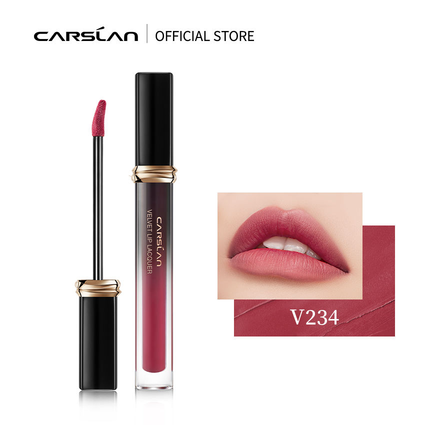CARSLAN Matte Liquid Lipstick - Lightweight Rich Lip Color for All Skin