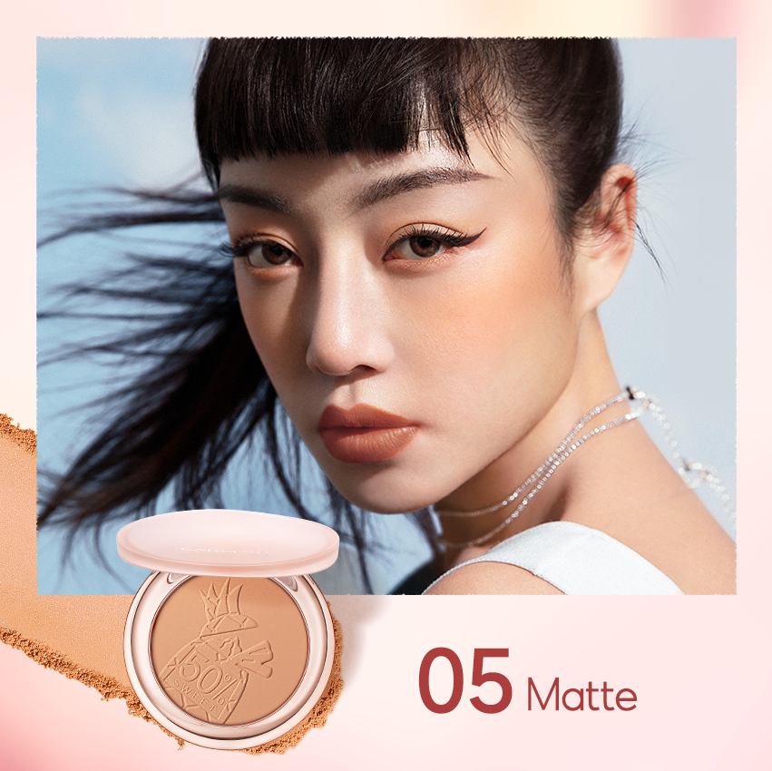 CARSLAN Face Blush Powder Makeup, Matte Finish Blush, Smooth, Blendable and Buildable Cheek color - Single Color Blush