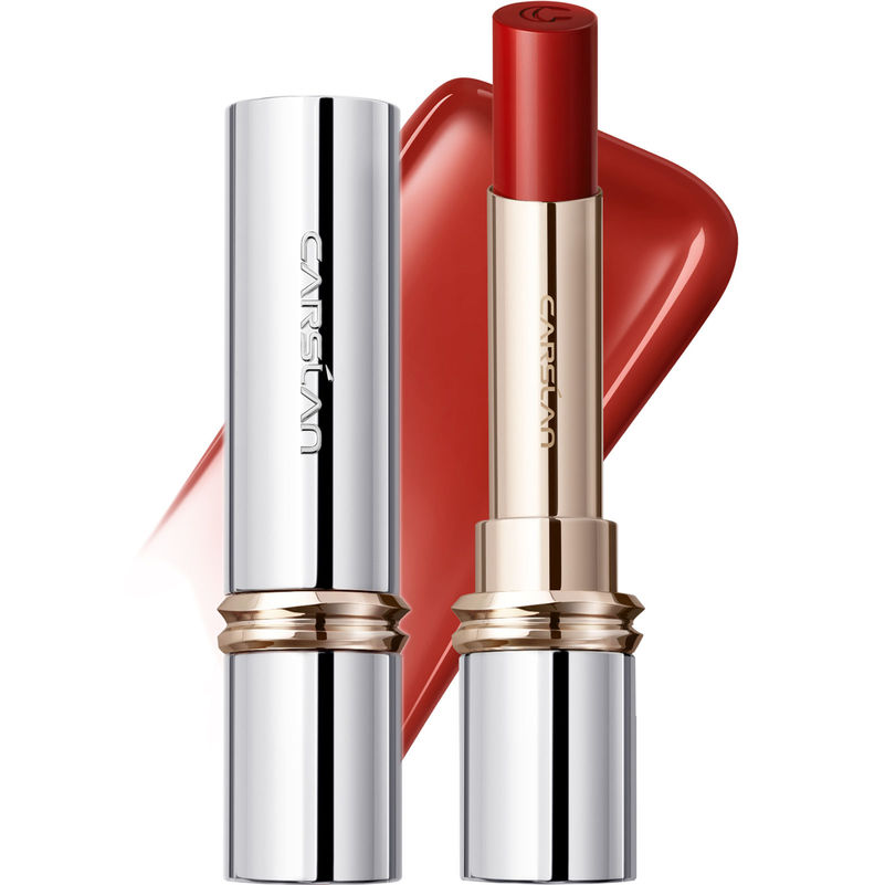 CARSLAN Flood Kissed Lipstick, Hydrating Lip Color Makeup, Natural Lip Gloss Finish with Hyaluronic Acid Formula, Shiny, Smooth
