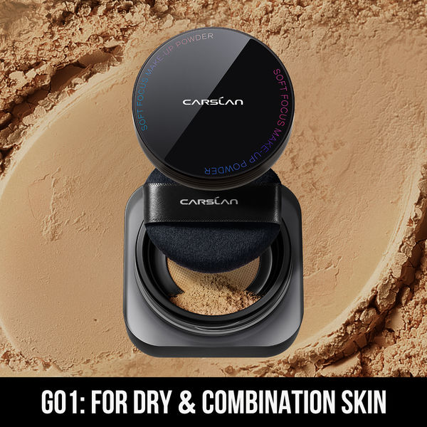 CARSLAN Soft Focus Makeup Powder, 8g/0.28Oz(First Generation)