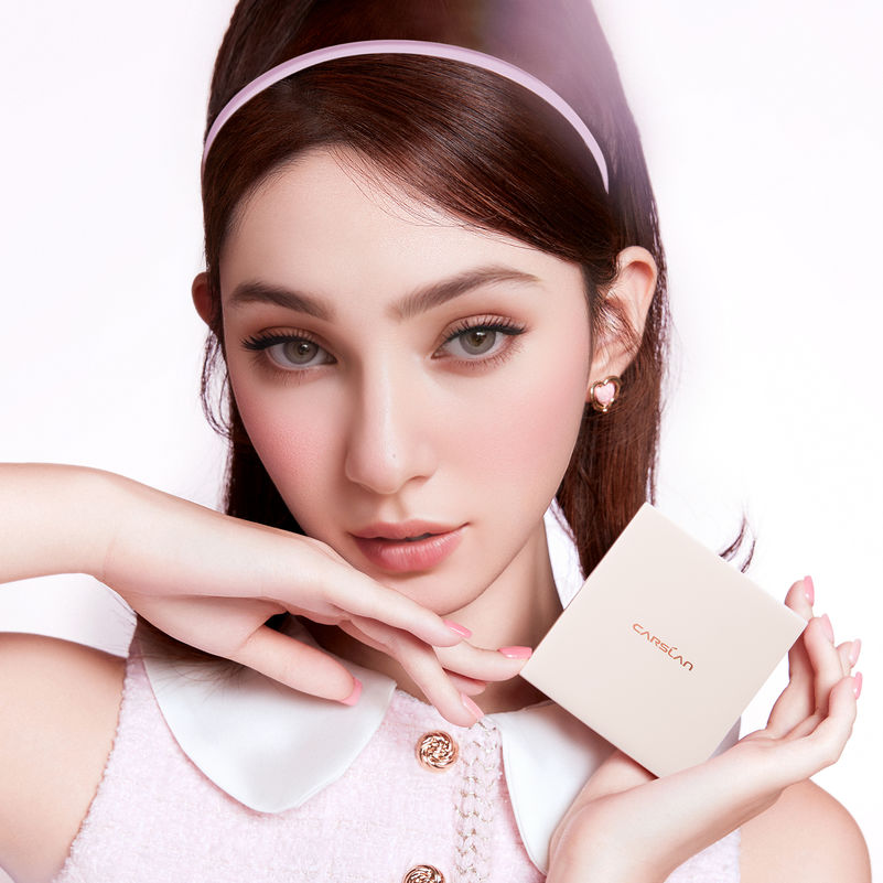 CARSLAN Three Colors Plumper Cheek Palette, 10.5g/0.37Oz