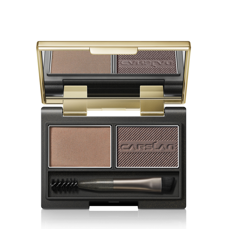CARSLAN Double Effect Eyebrow Powder, 3g/0.1Oz