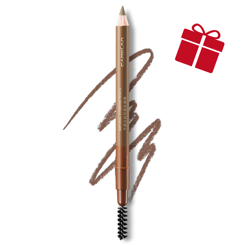 CARSLAN Natural Shaping Eyebrow Pencil, Light Brown, 1g (Gift Only, Don't Buy)