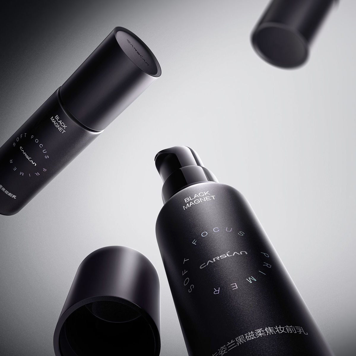 CARSLAN Black Magnet Soft Focus Primer, 30g/1.058Oz