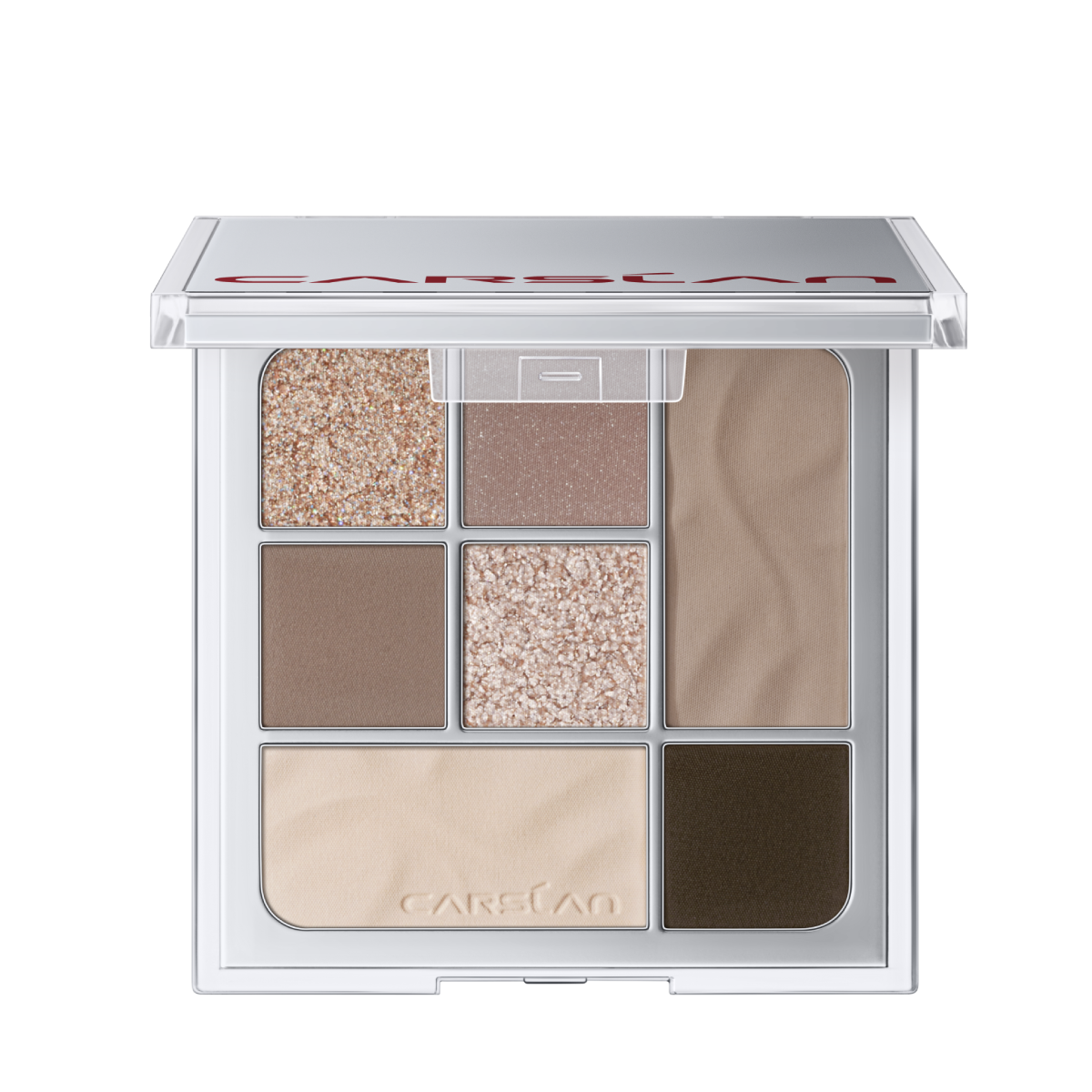 CARSLAN Soft Mist Essence Seven Color Product Name Eyeshadow Palette, 10g/0.35Oz