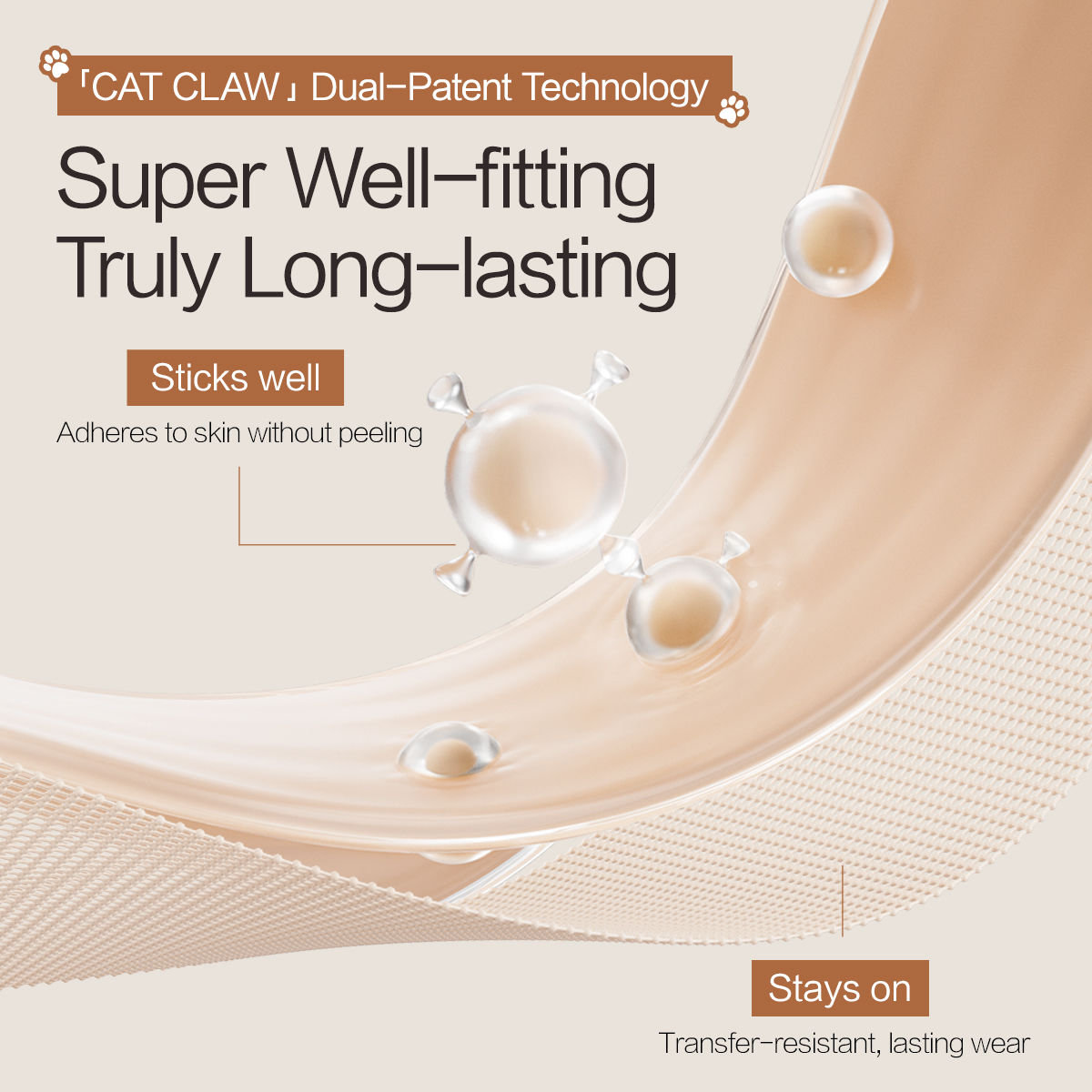 CARSLAN Traceless Lasting Foundation, 30g/1.05Oz