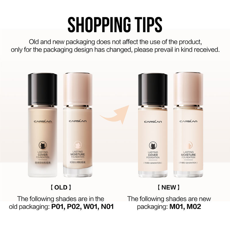 CARSLAN Lasting Moisture Foundation, 30g/1.05Oz