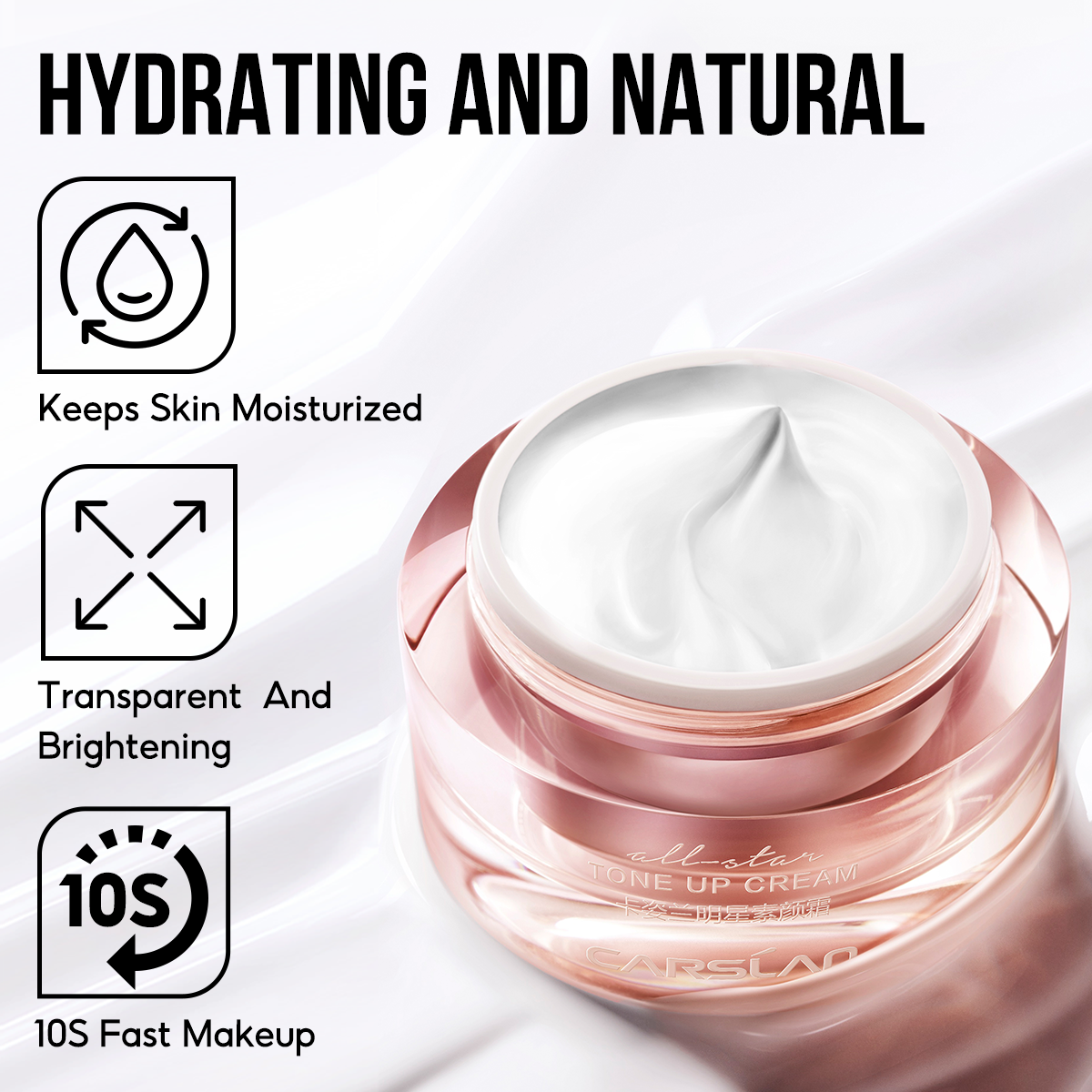 Carslan All-star Tone Up Cream Brighten Skin Colour Moisturizing Concealer 50g