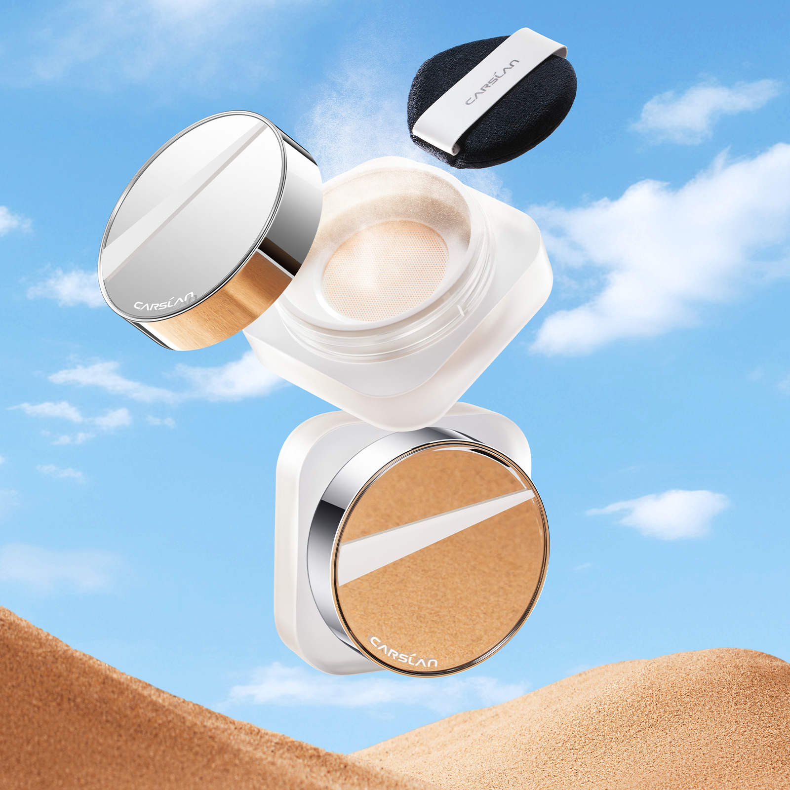 Carslan Loose Powder SPF40 PA+++ Oil Control & Waterproof Long
