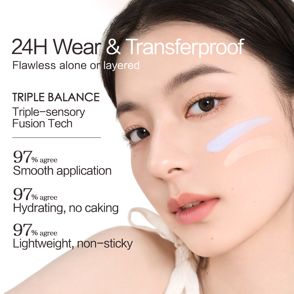 Carslan Mositure Sunscreen Lotion SPF50+ PA+++ Hydrating Smooth Brighten Natural Mutitasker Tinted Cream 35g