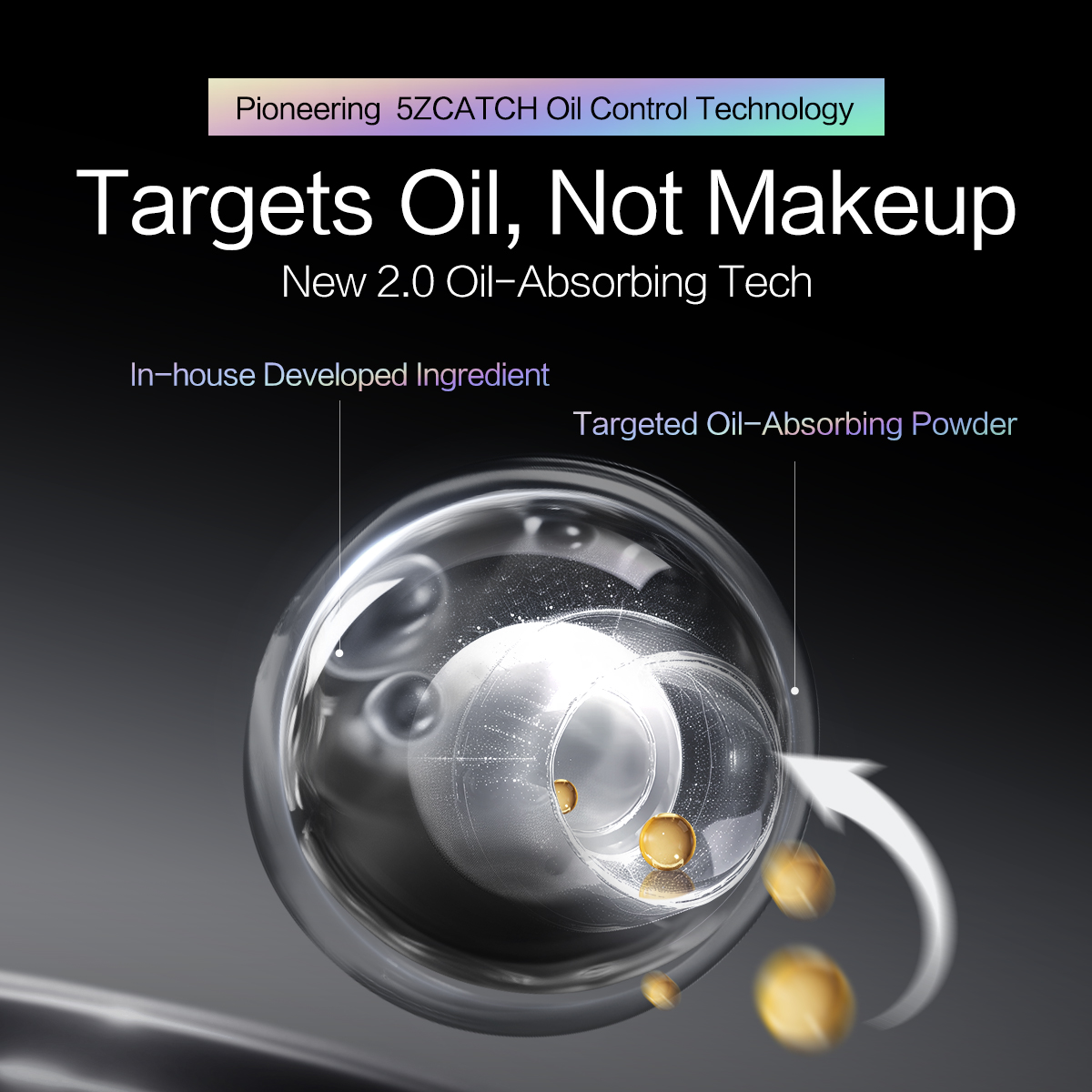 [2.0]CARSLAN Black Magnet Soft Focus Powder+Liquid Powder Makeup Setting Spray, 24HLongglasting, Oil Control, Waterproof, Sweatproof, Poreless Summer Hot Sell All Day Matte Trio