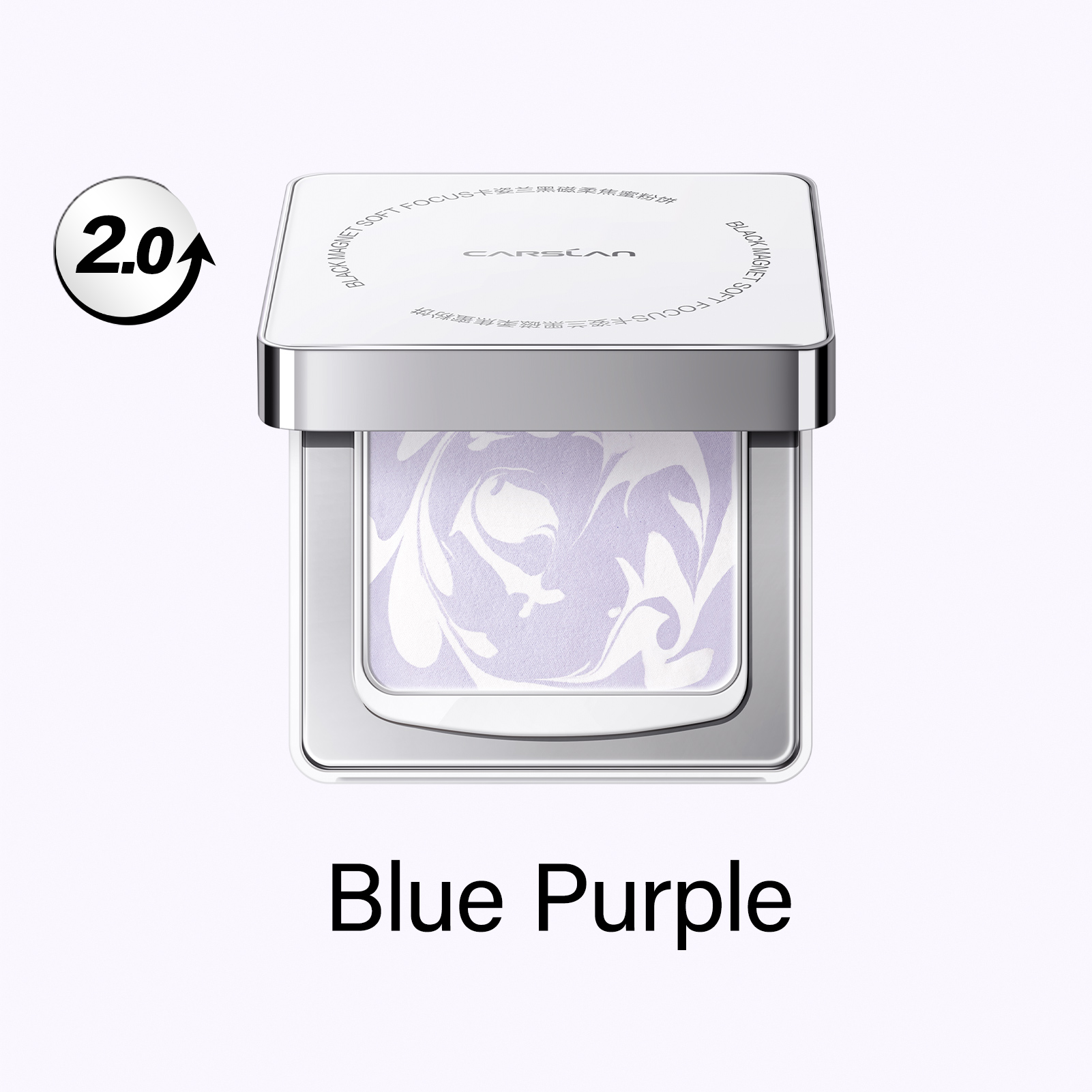 [2.0] CARSLAN Updated Version Black Magnet Loose setting & Pressed Setting Powder Duo Strong Oil Control Longlasting Waterproof Sweatproof Blurring Pores Matte  Flawless Finish