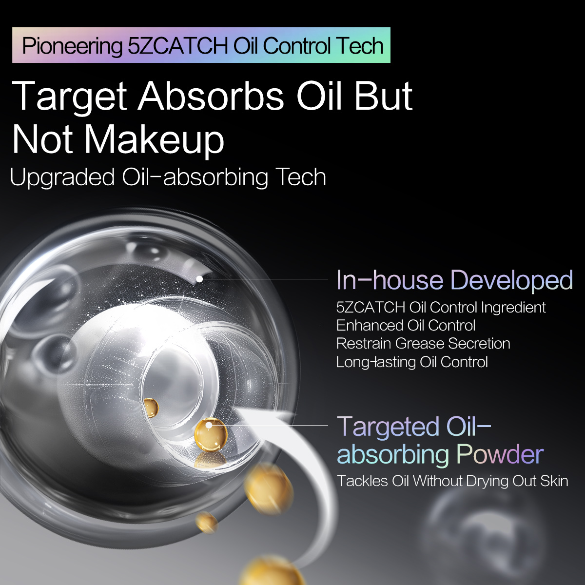 [2.0] CARSLAN Updated Version Black Magnet Loose setting & Pressed Setting Powder Duo Strong Oil Control Longlasting Waterproof Sweatproof Blurring Pores Matte  Flawless Finish