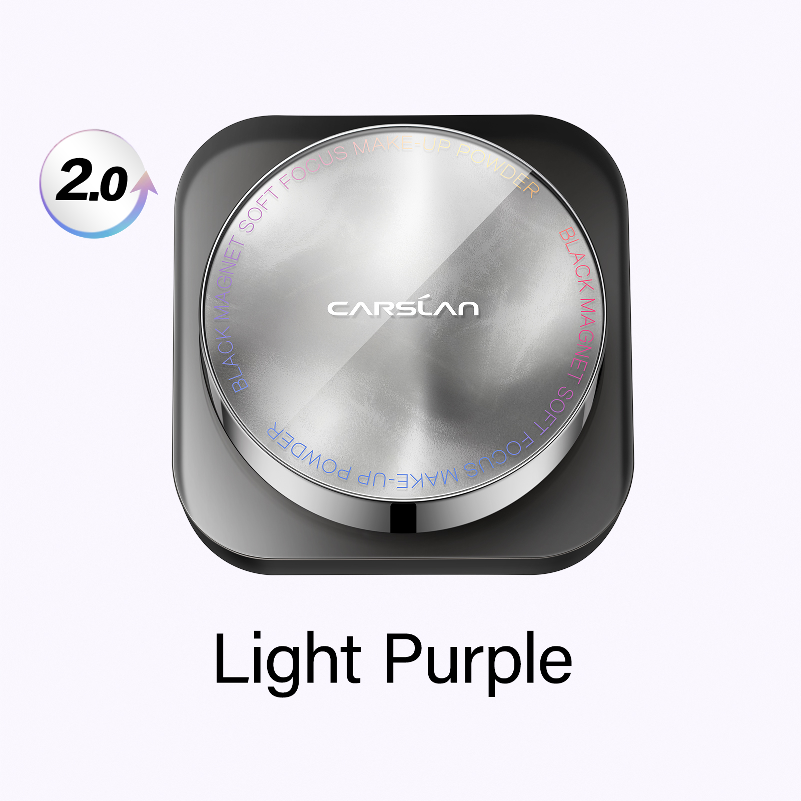 [2.0] CARSLAN Updated Version Black Magnet Loose setting & Pressed Setting Powder Duo Strong Oil Control Longlasting Waterproof Sweatproof Blurring Pores Matte  Flawless Finish