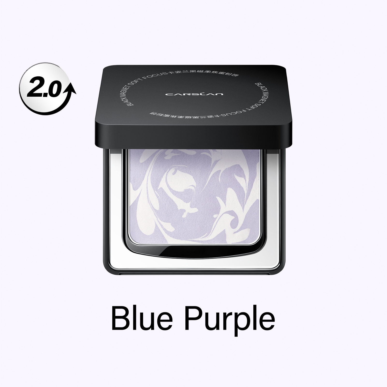 [2.0] CARSLAN Updated Version Black Magnet Loose setting & Pressed Setting Powder Duo Strong Oil Control Longlasting Waterproof Sweatproof Blurring Pores Matte  Flawless Finish