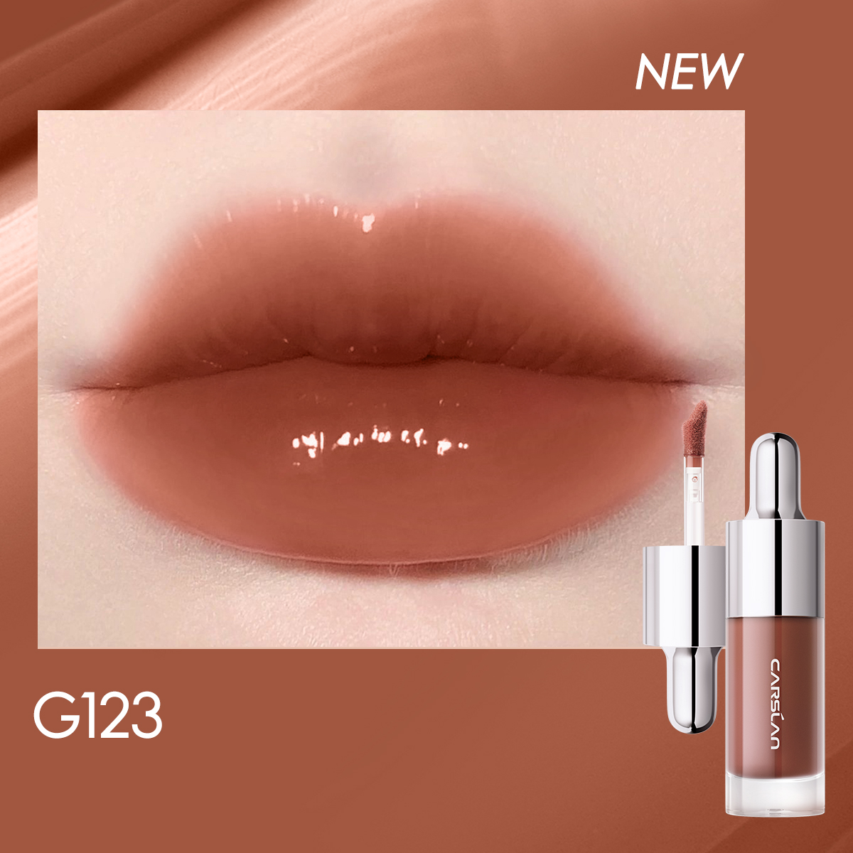 CARSLAN Hydrating Lip Gloss Serum, 4.5g/0.158Oz