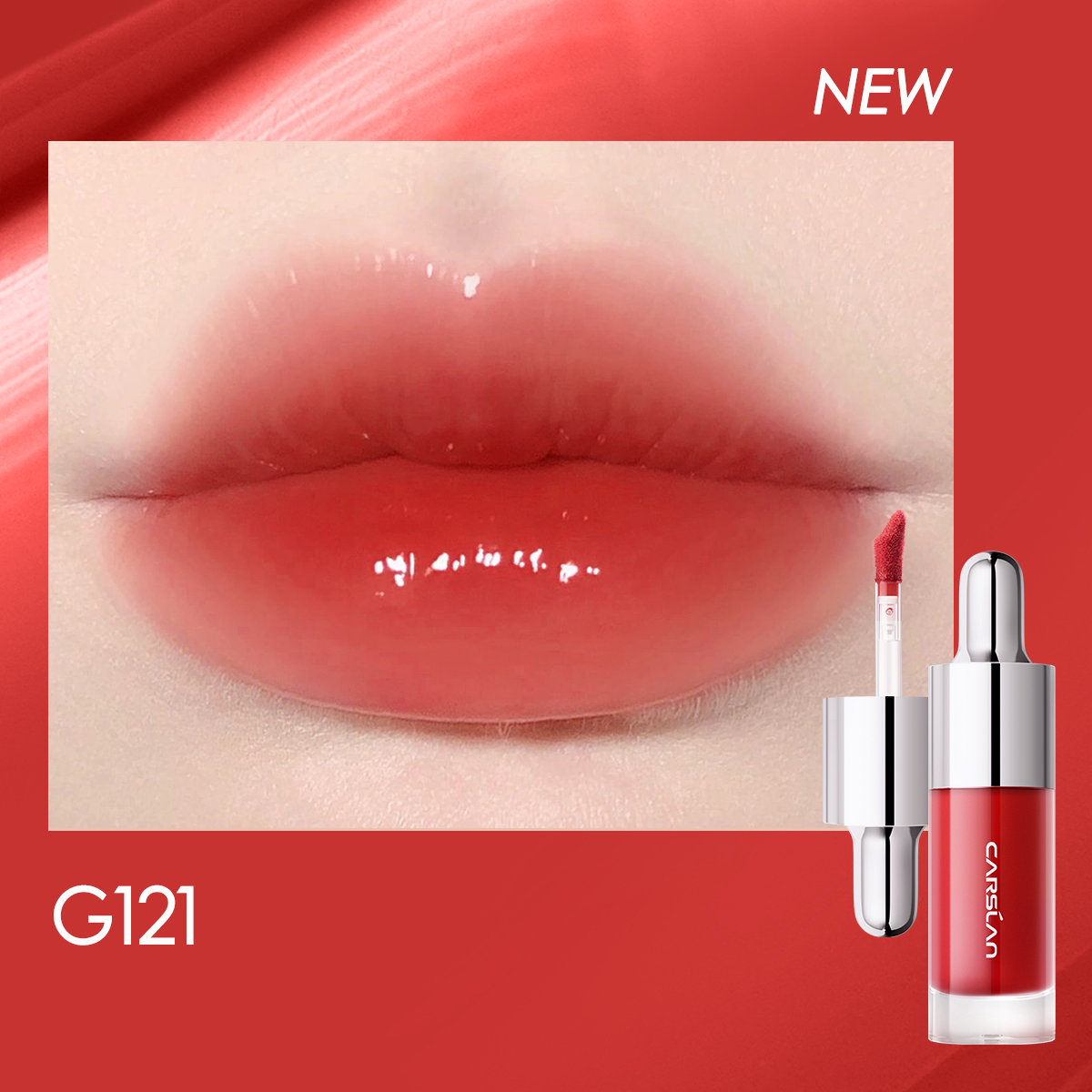 [Denim Limited] Carslan Hydrating Lip Glow Serum Moisturizing Plunping Shiny Lip Glow Tinted Lip Care 4.5g