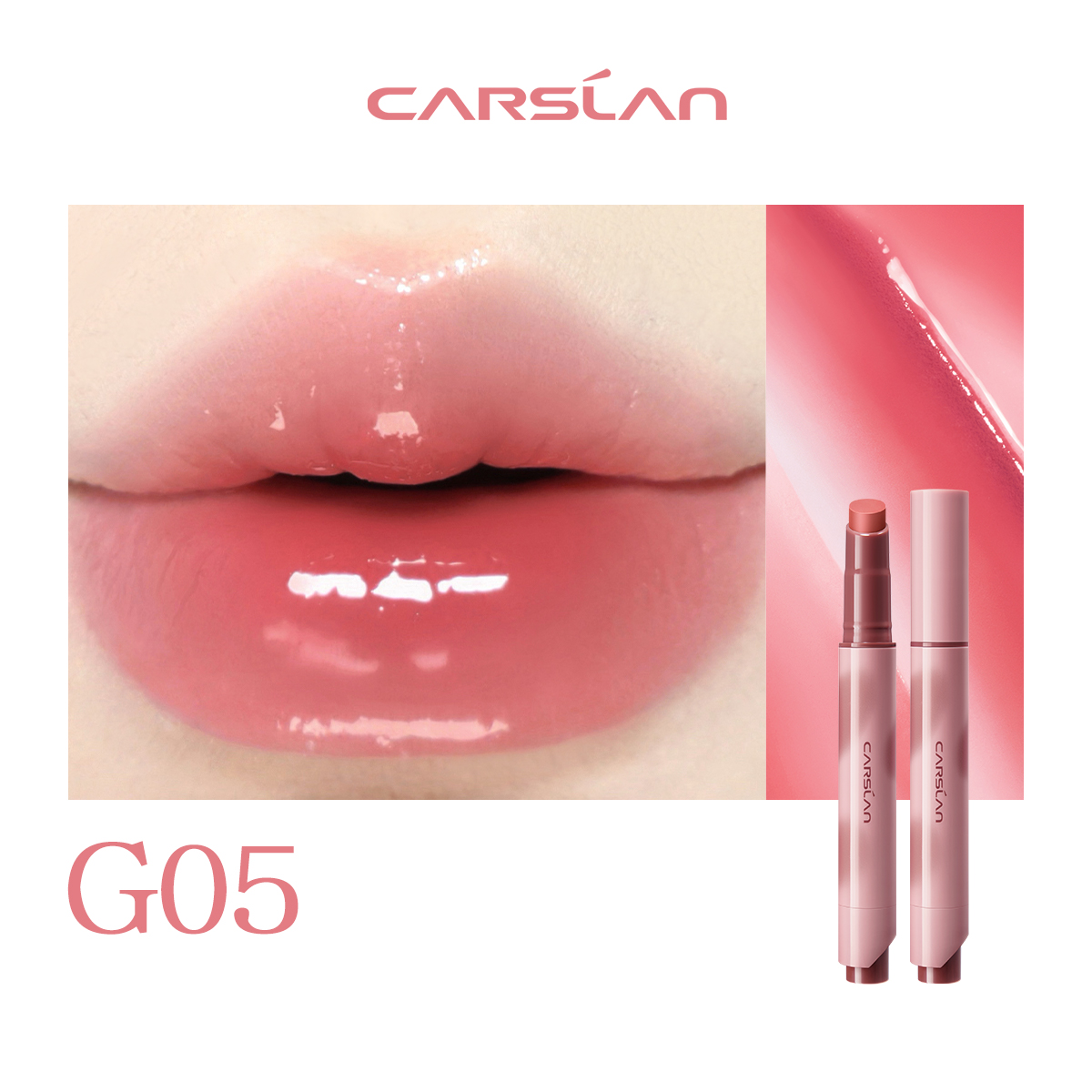 CARSLAN Glassy Shine Lipstick Pen, 3g/0.11oz